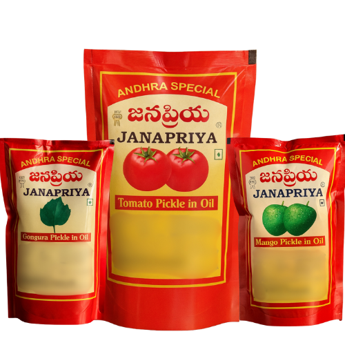 janapriya veg pickles collections